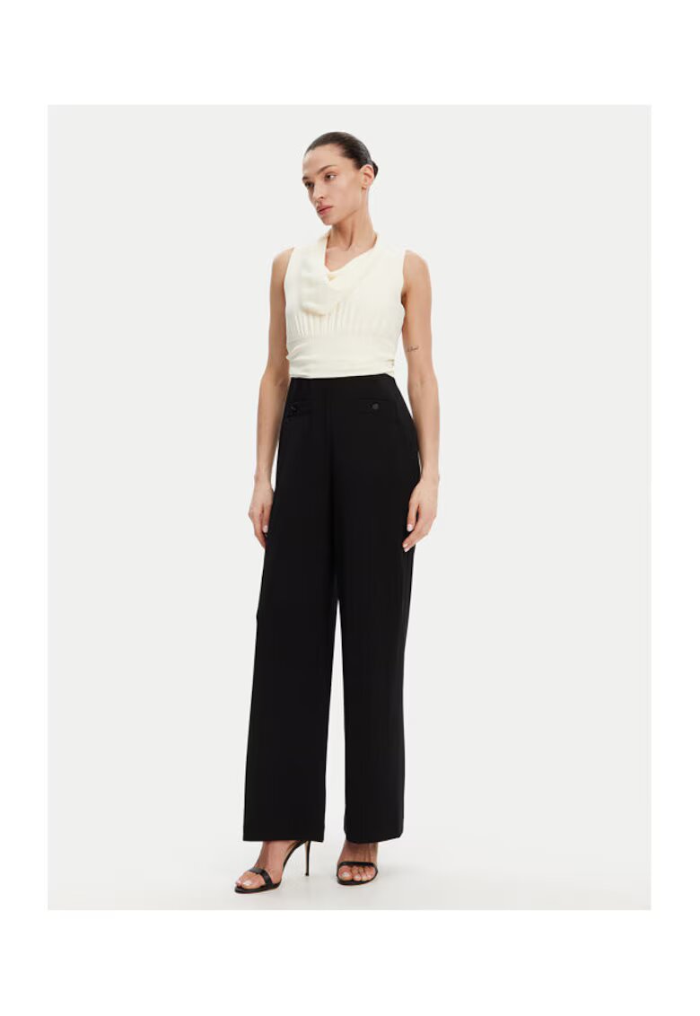 DKNY Гащеризн с дизайн 2 в 1 - DD4JGD26 - 100% полиестер - Черен/Бежов