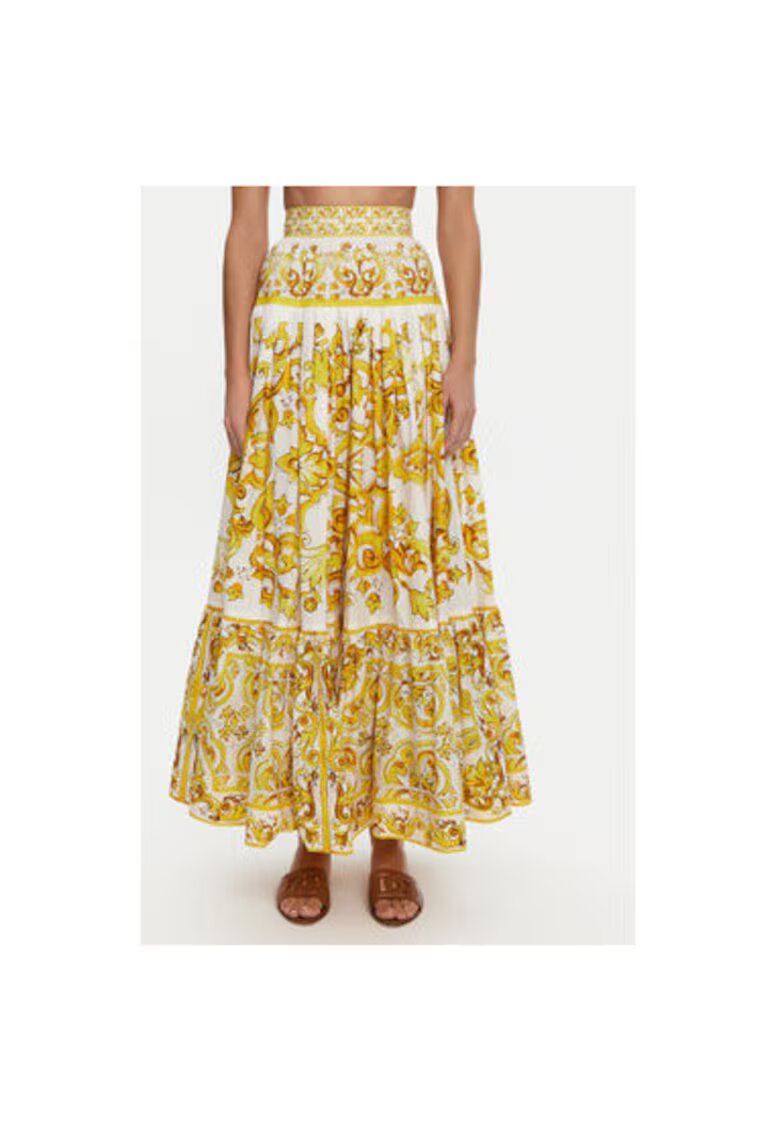 Dolce  Gabbana Дамска пола - 305315373 - Памучна - Жълта