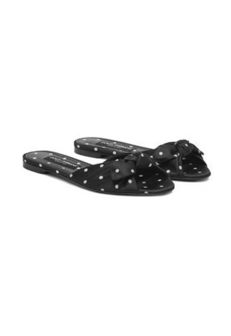 Dolce  Gabbana Дамски чехли CQ0620 AV885 - Dolce Gabbana - Текстил