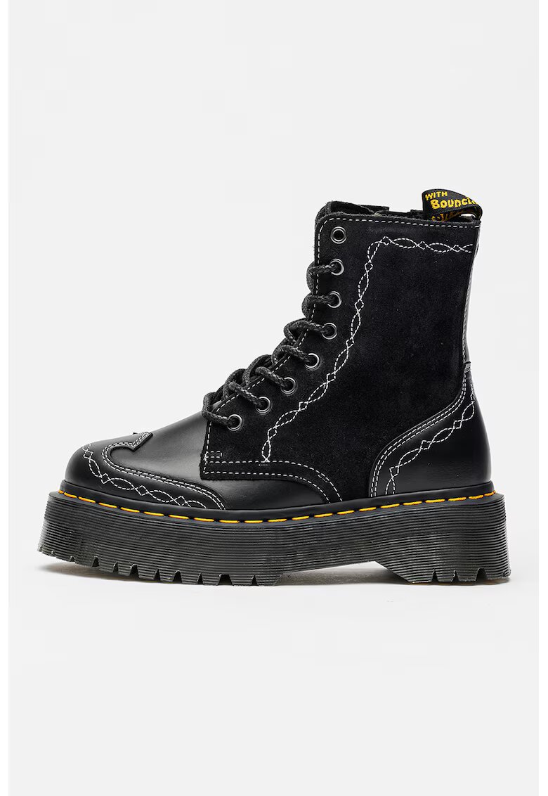 Dr. Martens Боти Jadon DR от велур и кожа