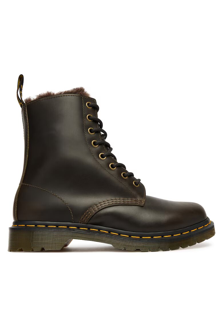 Dr Martens Дамски боти 020 1460 Pascal Bex Fl D - естествена кожа - кафяви