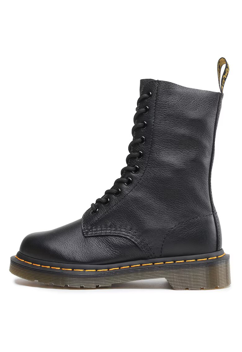Dr Martens Дамски ботуши от естествена кожа - черни