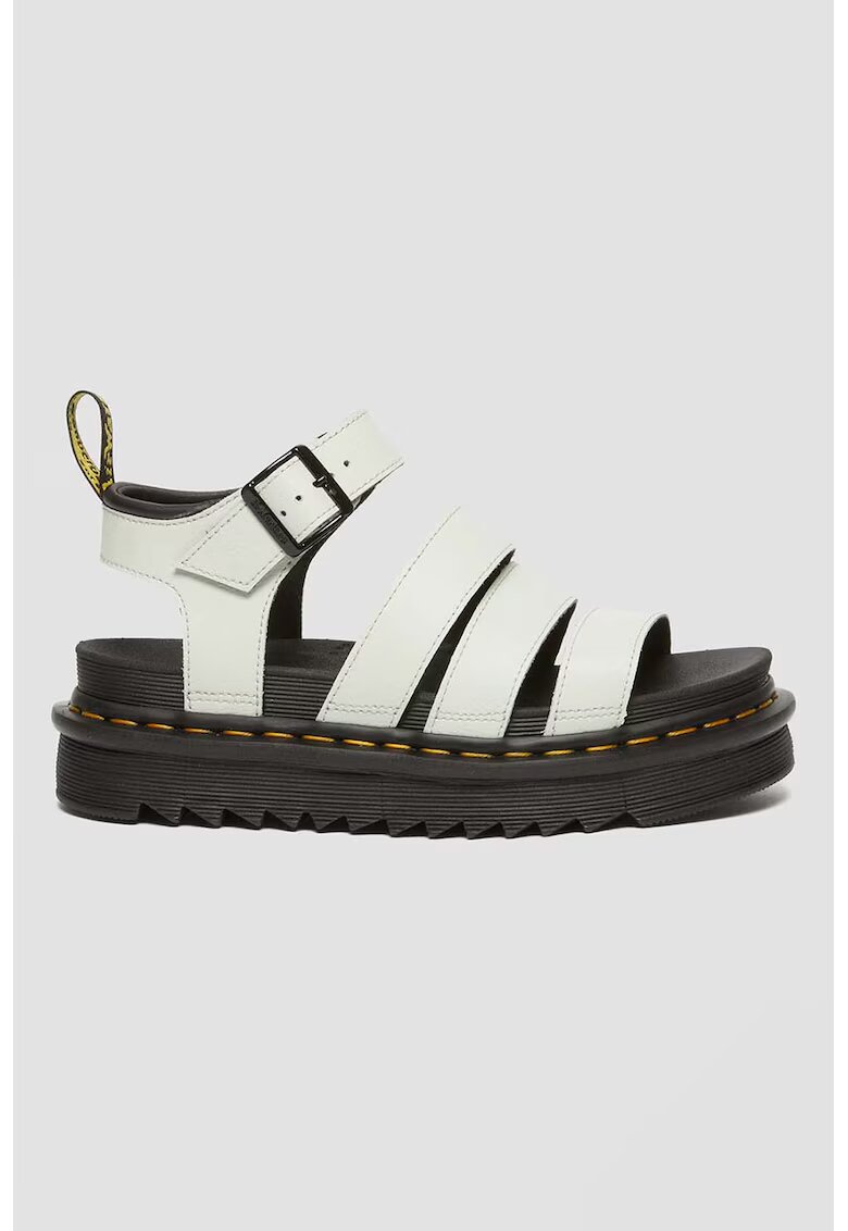 Dr Martens Кожени сандали с равна платформа