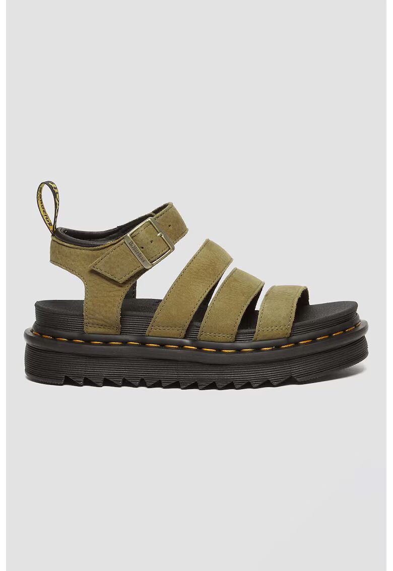 Dr Martens Кожени сандали с тока на глезена