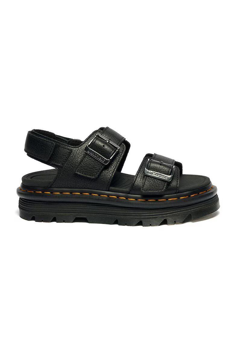 Dr Martens Кожени сандали ZebZag с равна платформа и каишка с тока