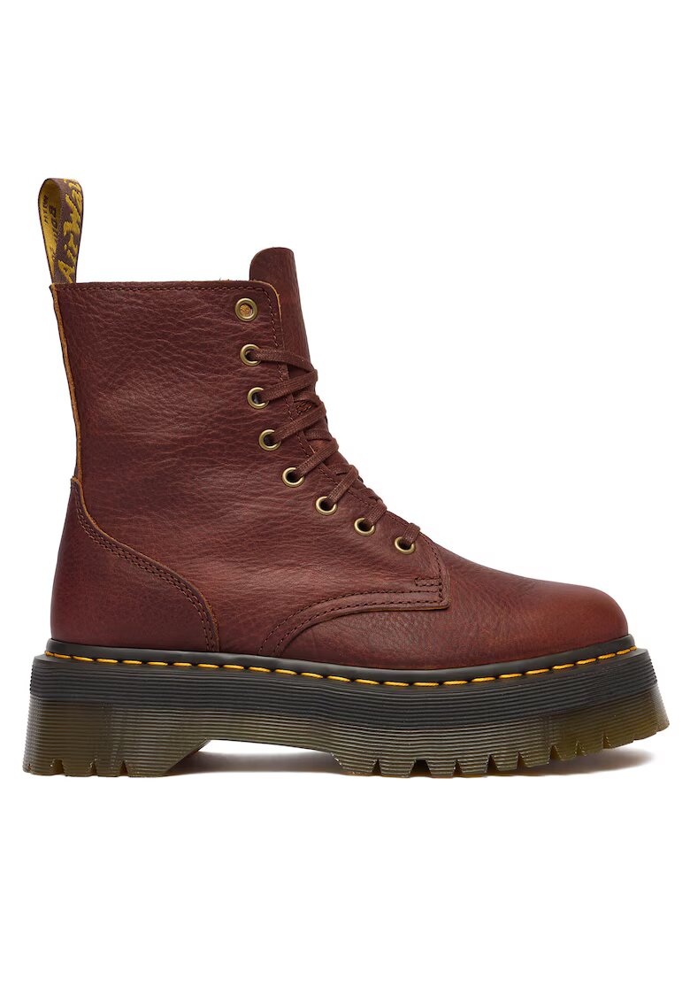 Dr Martens Унисекс боти Cashew 200 Jadon - естествена кожа - кафяви