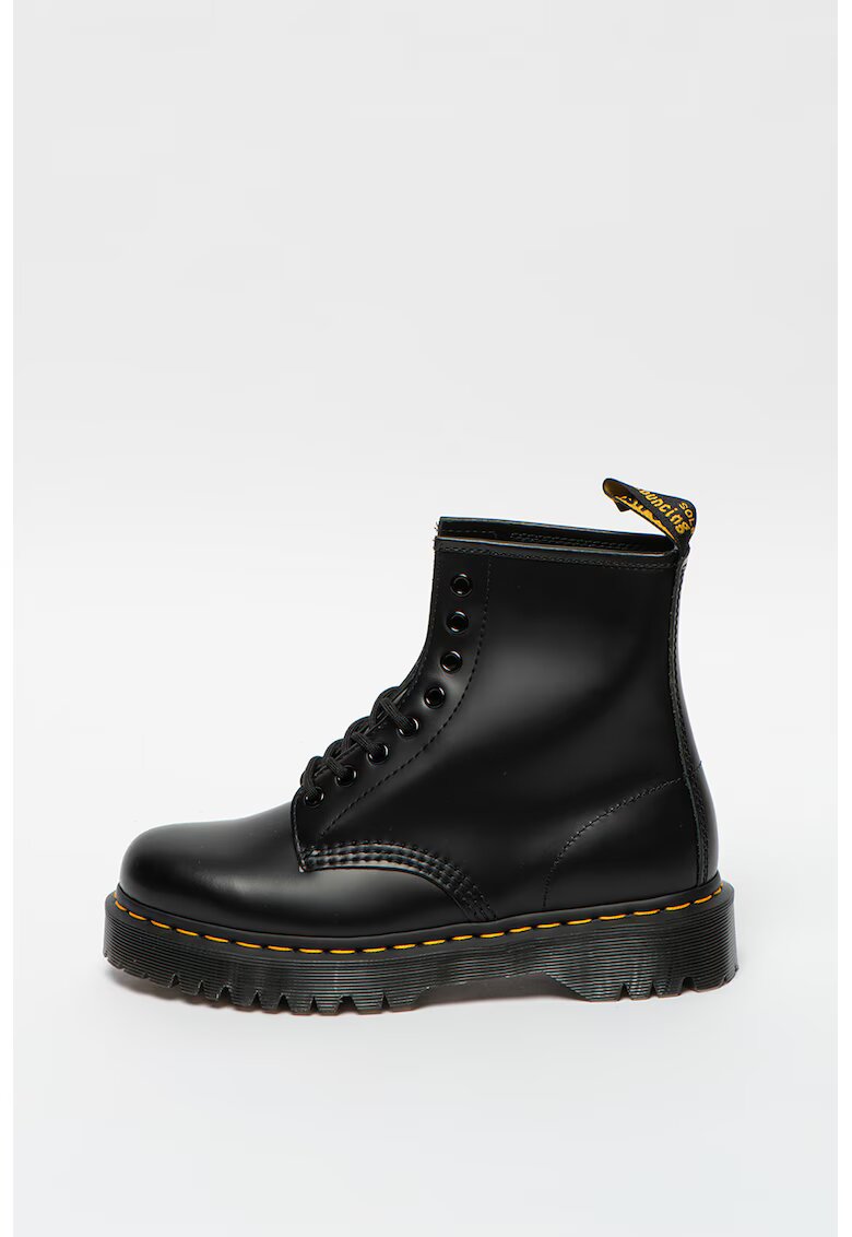 Dr Martens Унисекс кожени ботуши с лого 1460 - черни