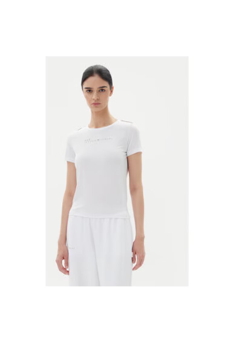 EA7 Дамска тениска Emporio Armani - 7W000274 AF12945 - Полиестер/Вискоза - Бяла