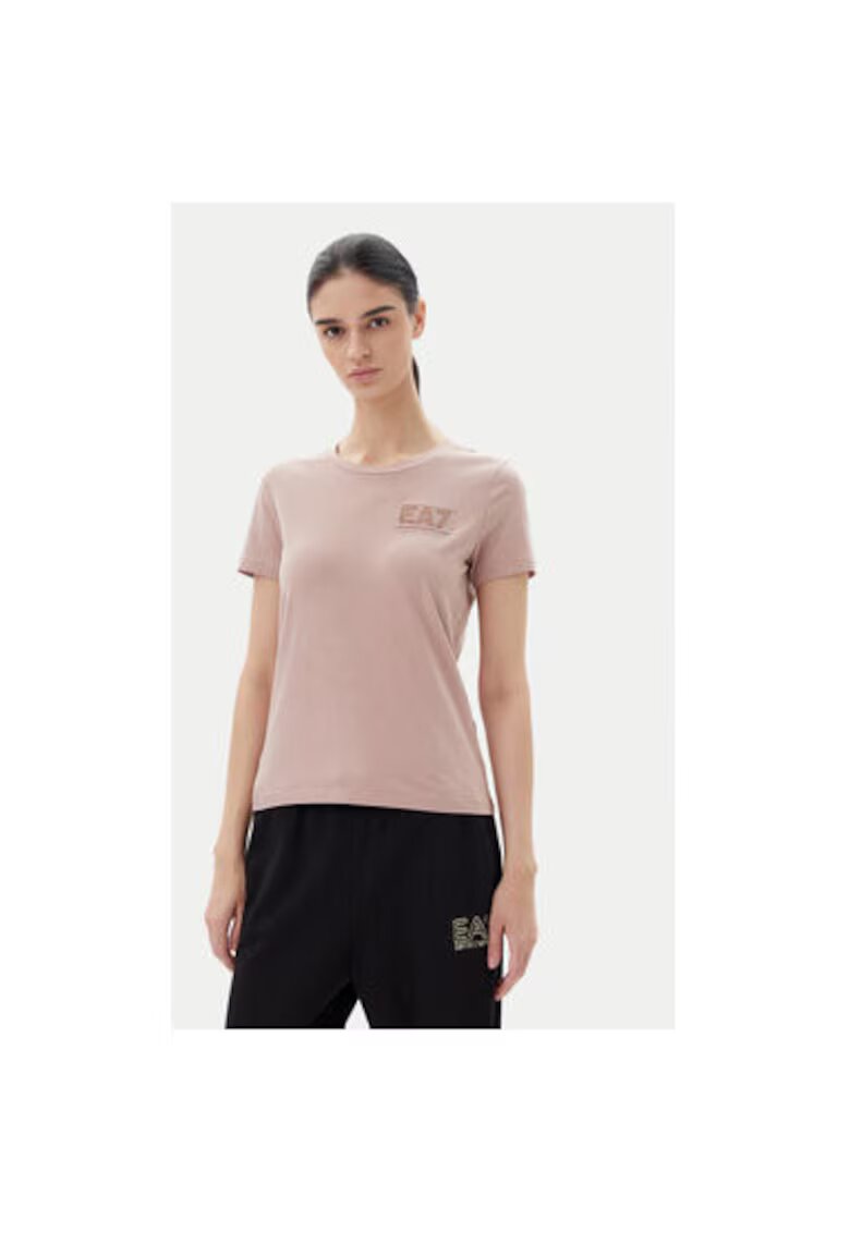 EA7 Дамска тениска Emporio Armani - 7W000492 AF10373 - Памук - Розов