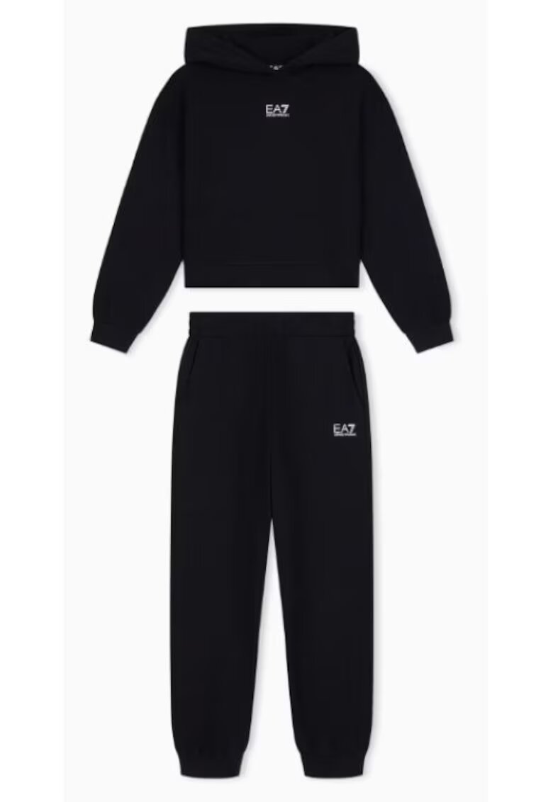 EA7 Детски анцуг - Train Logo Series Crossover Girl T-Suit Tt Ho Rn Ch - Памук -