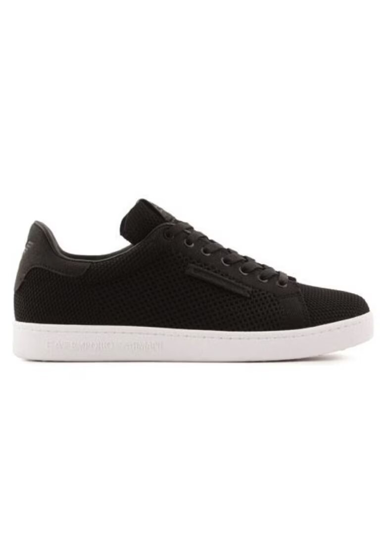 EA7 Мъжки маратонки Classic Knit - черни