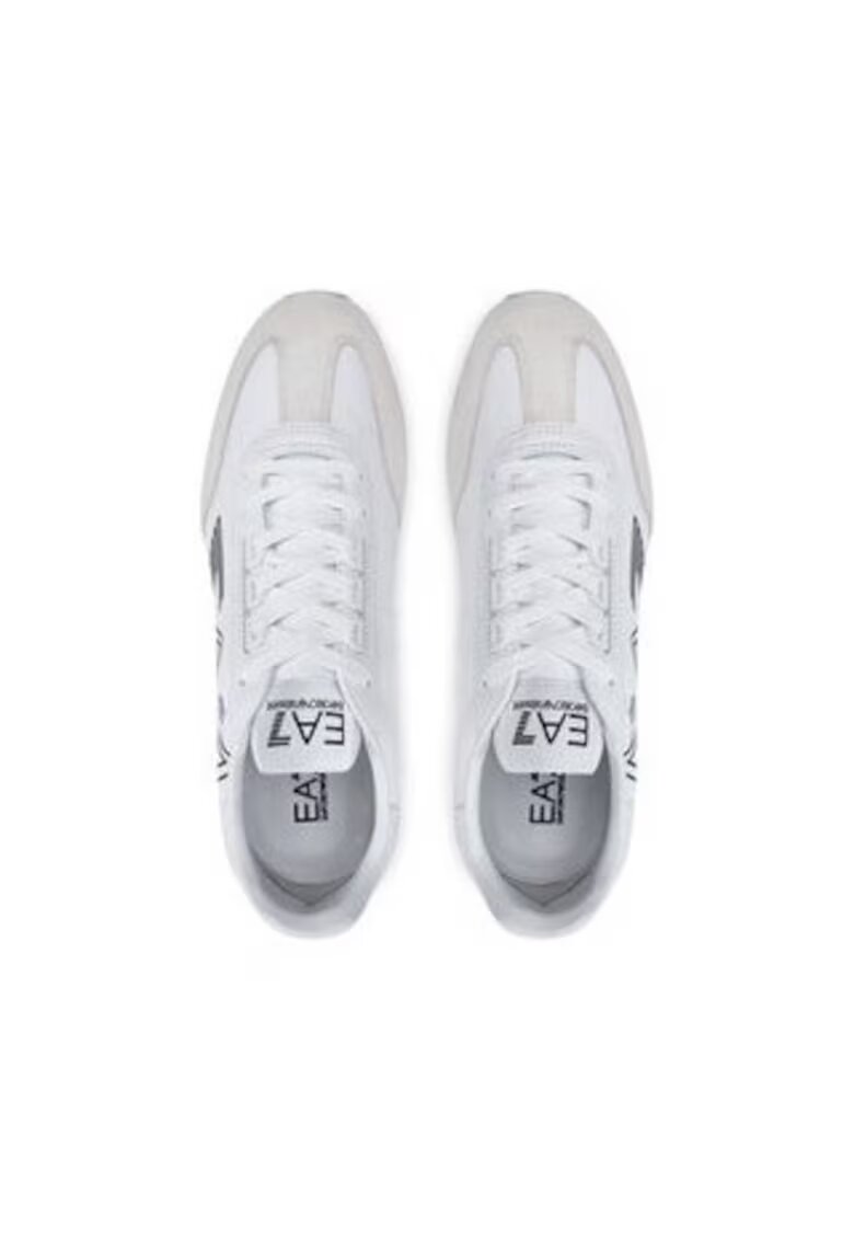 EA7 Мъжки спортни обувки Emporio Armani 304466137 - естествена кожа - 46 EU - бели