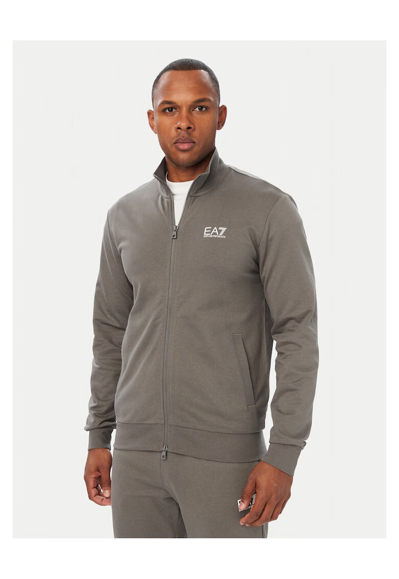 EA7 Мъжки суичър Emporio Armani памук цип