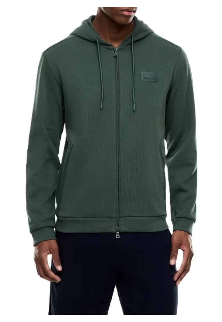 EA7 Мъжки суичър с цип TRAIN LUX M HOODIE FZ CO PL - Памук -