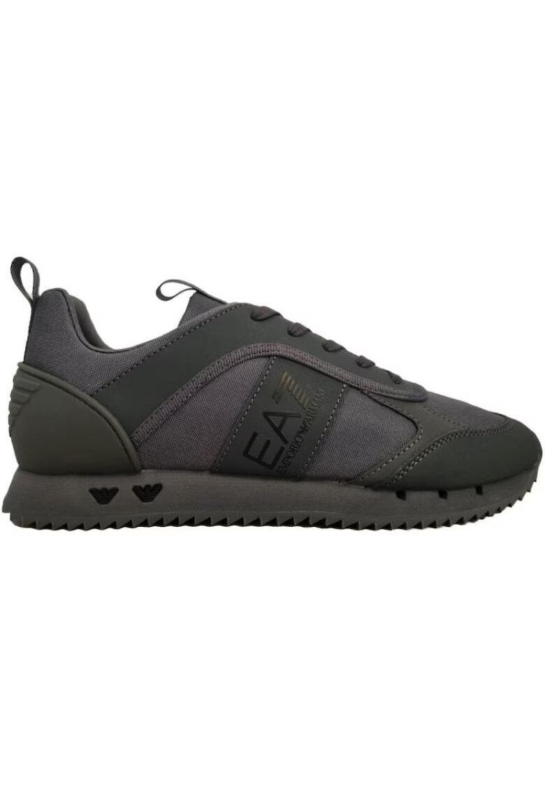 EA7 Спортни обувки за мъже - Black White Cordura - X8X027-XK219-Q748 - Сиви