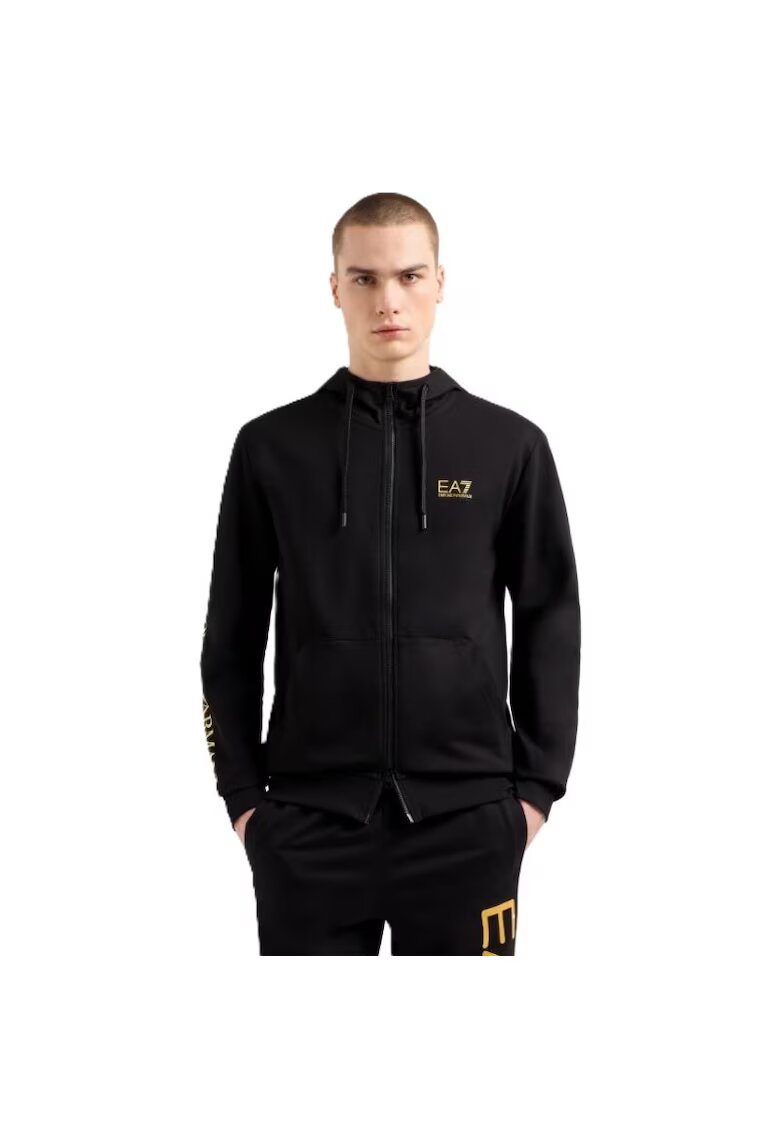 EA7 Суичър с цип M HOODIE FZ EXTENDED LOGO CC-7M000568-AF13512-MC004