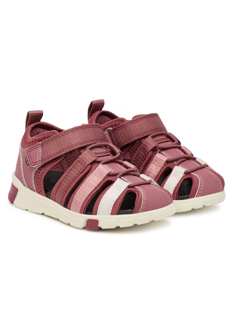 Ecco Сандали за момичета - розови - текстил