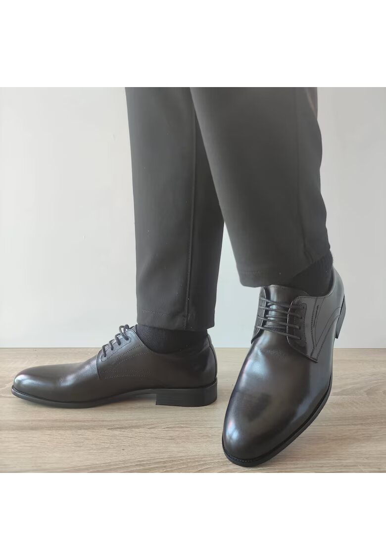 ELDEMAS Елегантни мъжки обувки 2768-1 Black - черни