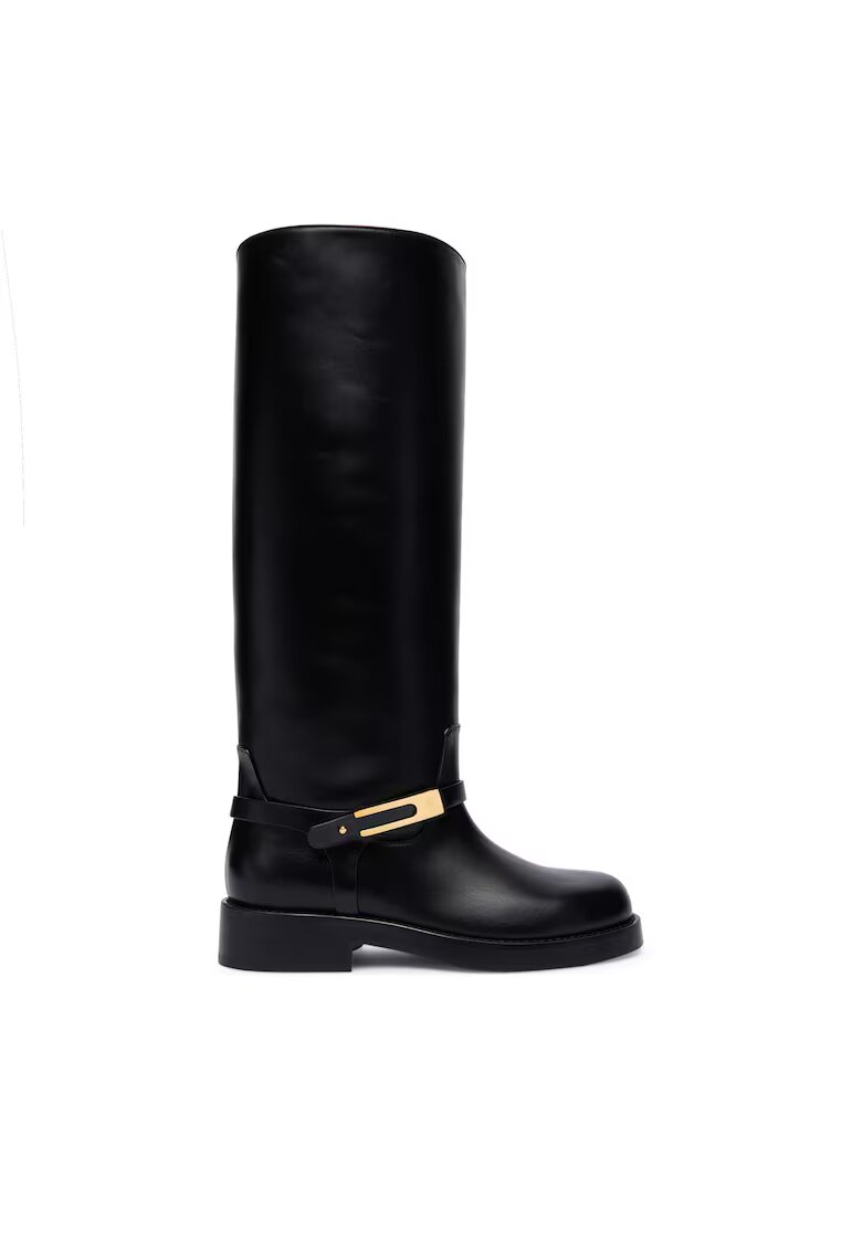 Elisabetta Franchi Дамски ботуши естествена кожа