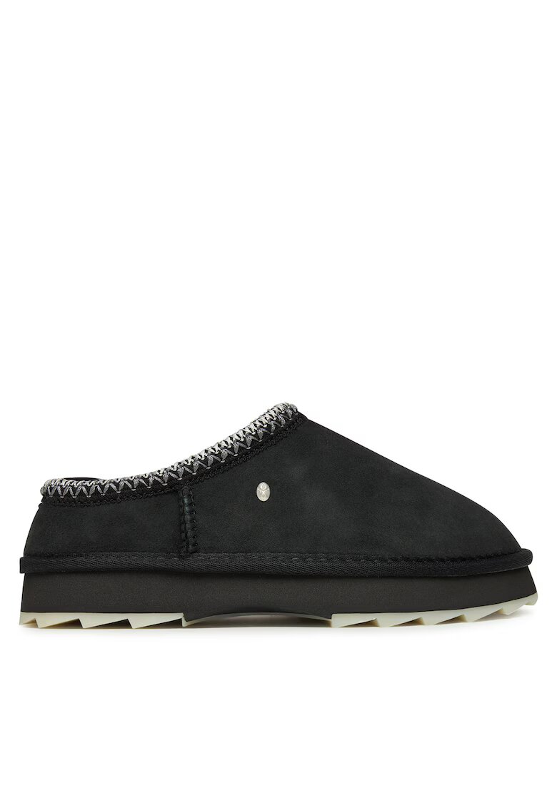 Emu Australia Дамски ботуши - Blak Black Sharky Scuff - естествена кожа