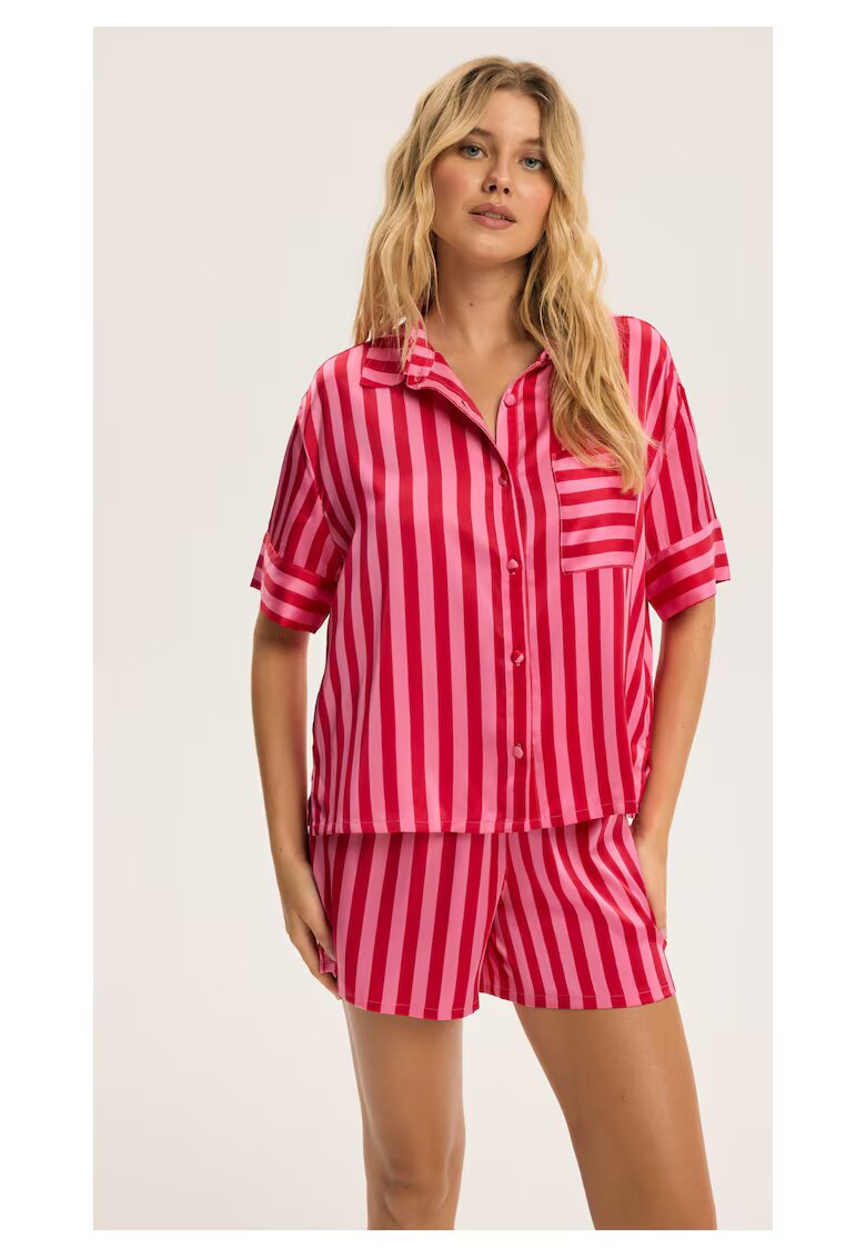 Esotiq Pijama eleganta dama Roz deschis Cress Esoitqx - Райе