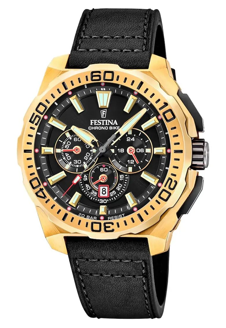 Festina Часовник Men's Black Quartz