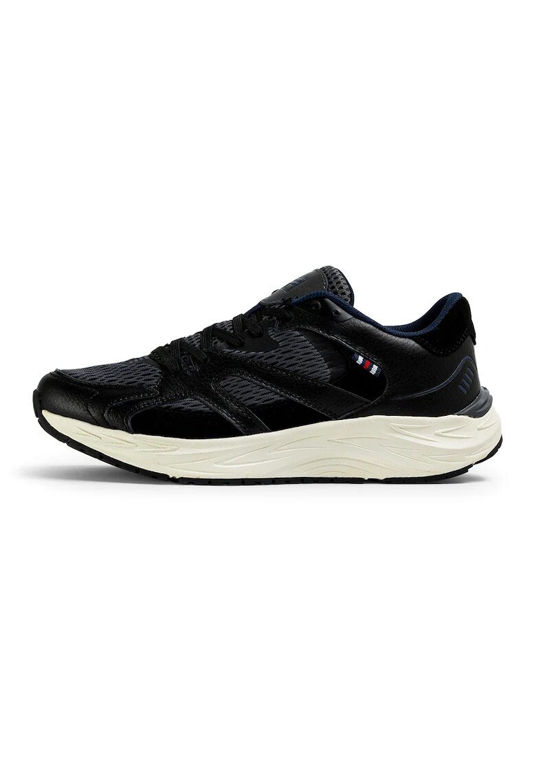 Fila Кожени маратонки Neon с текстил - Бял/Оранжев/Тъмно