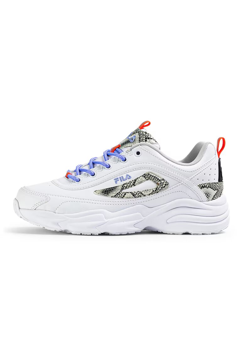 Fila Полускосени спортни обувки Skye от еко кожа - Бял/Бледо розово