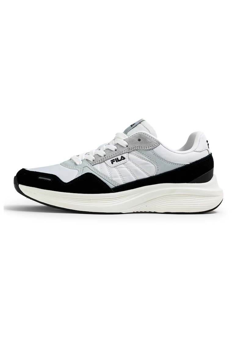Fila Спортни обувки Skyleap с велур - Черен/Tъмносив