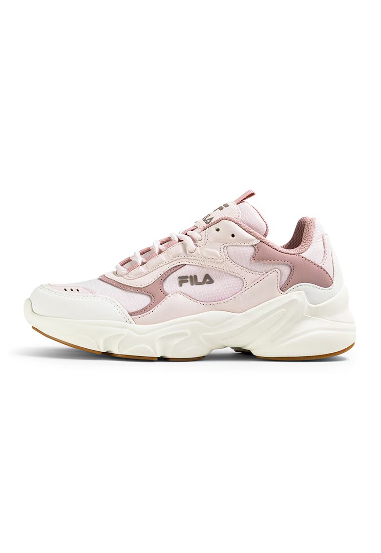 Fila Текстилни спортни обувкиCollene A с еко кожа - Бял/Черен