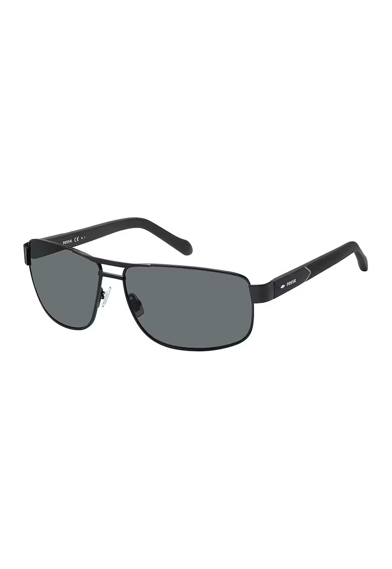 Fossil Слънчеви очила Aviator - Черен