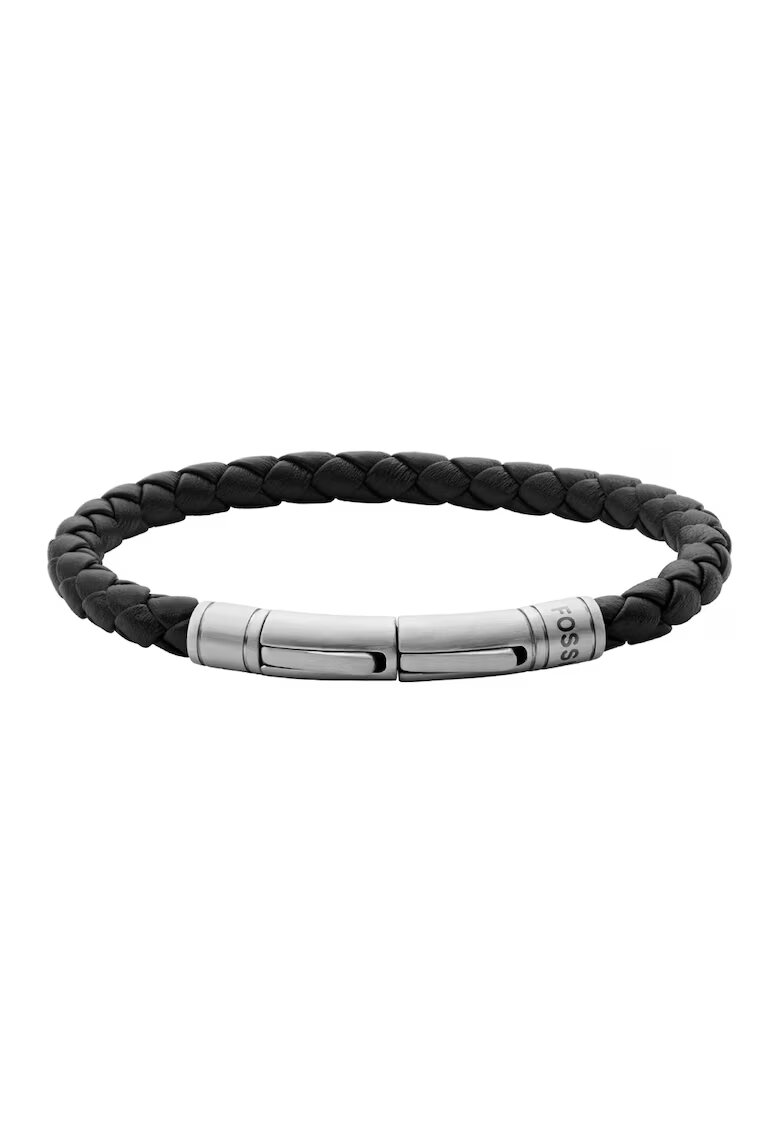 Fossil Сплетена кожена гривна