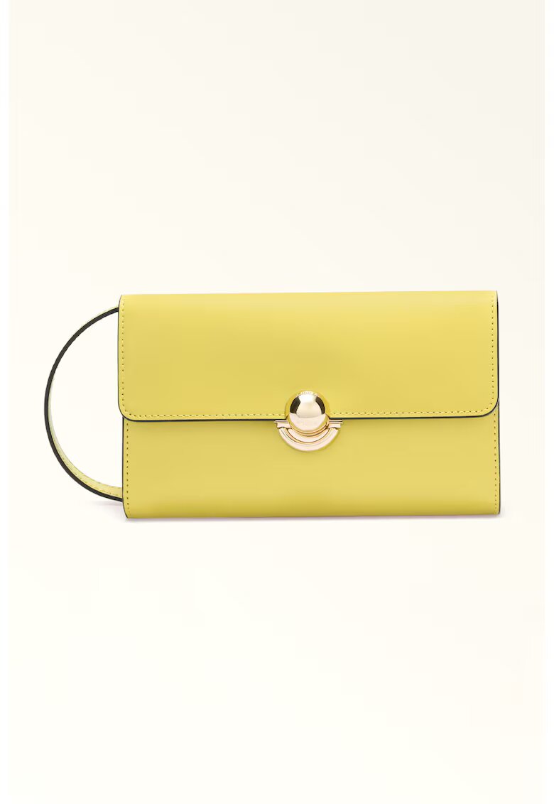Furla Кожен клъч Sfera с отделяща се презрамка