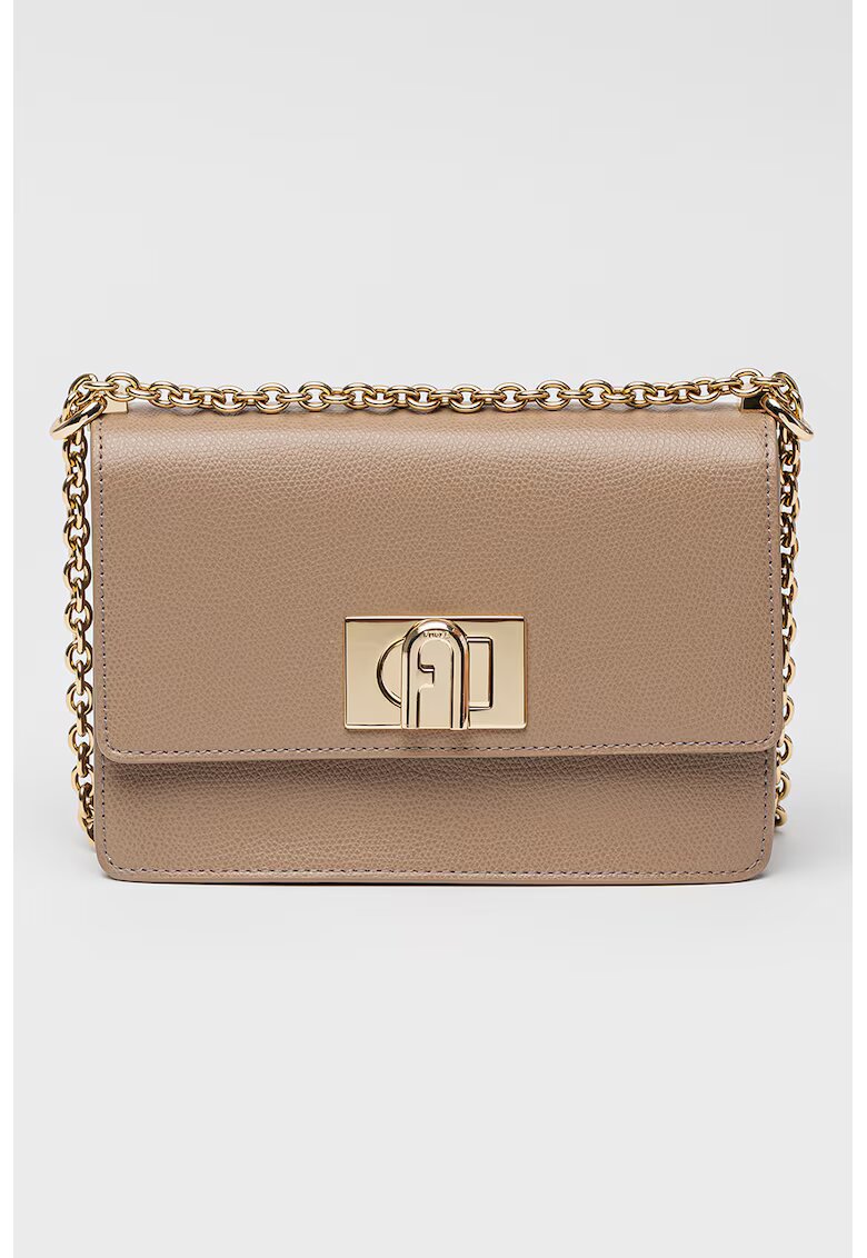 Furla Кожена чанта 1927 с презрамка-верижка - Персийски портокал
