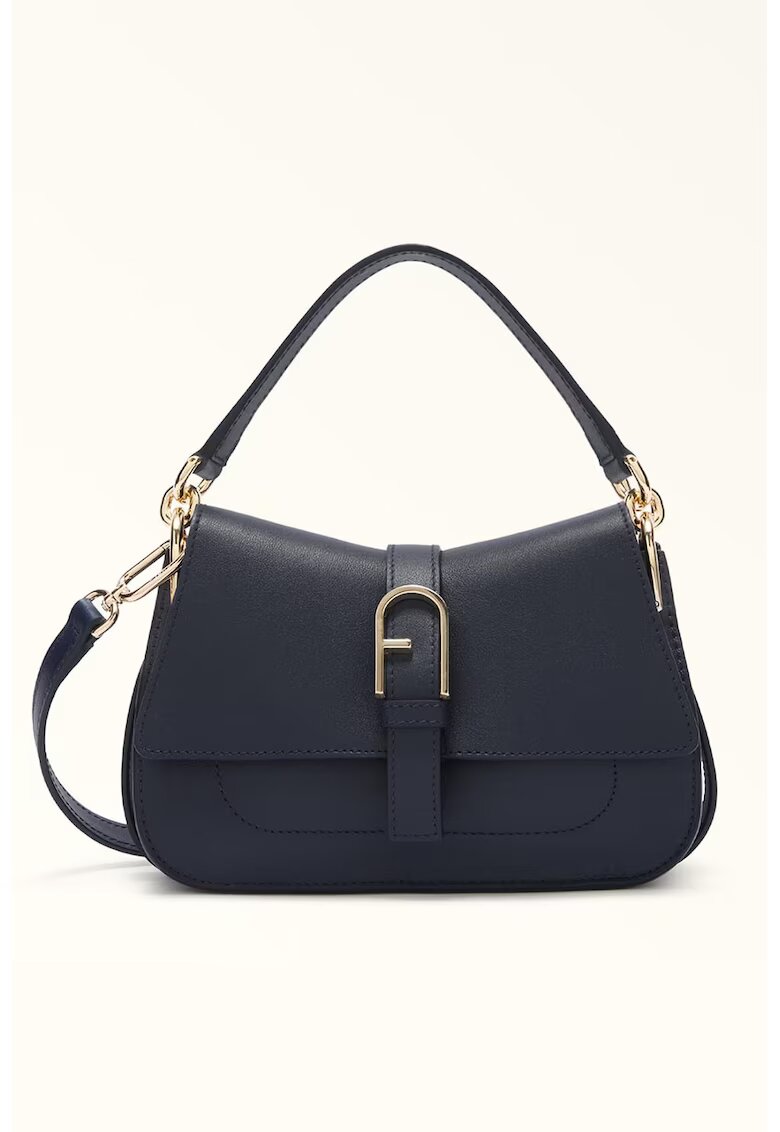 Furla Кожена чанта Flow с допълнителна презрамка