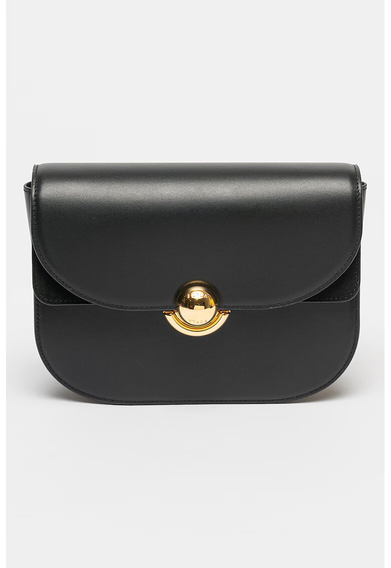 Furla Кожена чанта Sfera S - Черен/Светло
