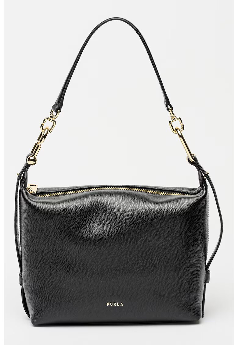 Furla Кожена чанта Tonie с отделяща се презрамка