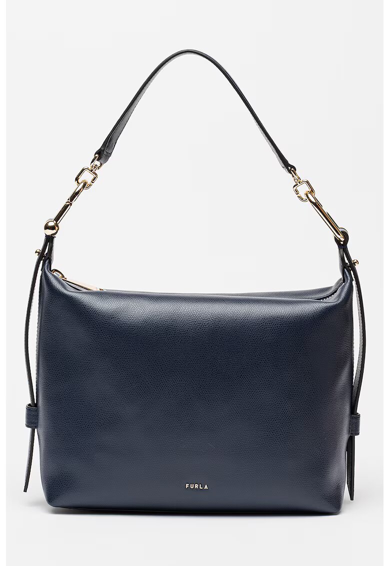 Furla Кожена чанта за рамо с отделяща се презрамка