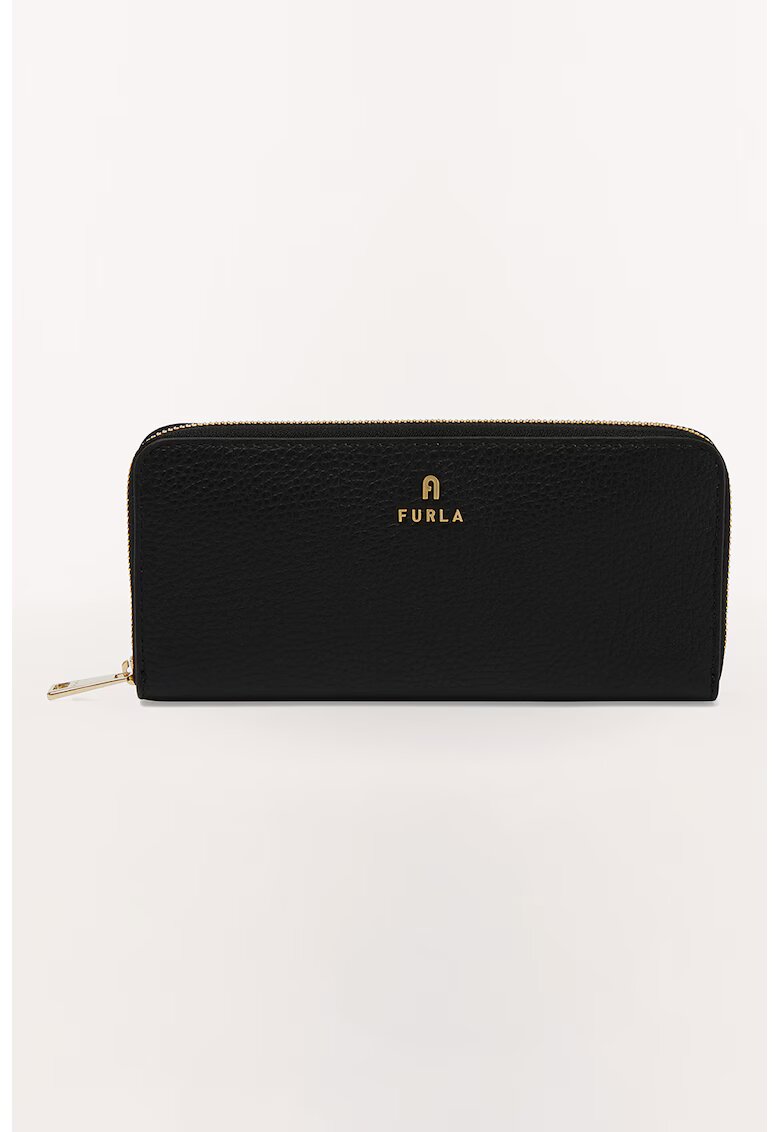 Furla Кожено портмоне Camelia с цип и лого