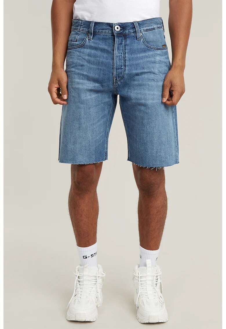 G-Star Къси дънки Dakota със захабен ефект