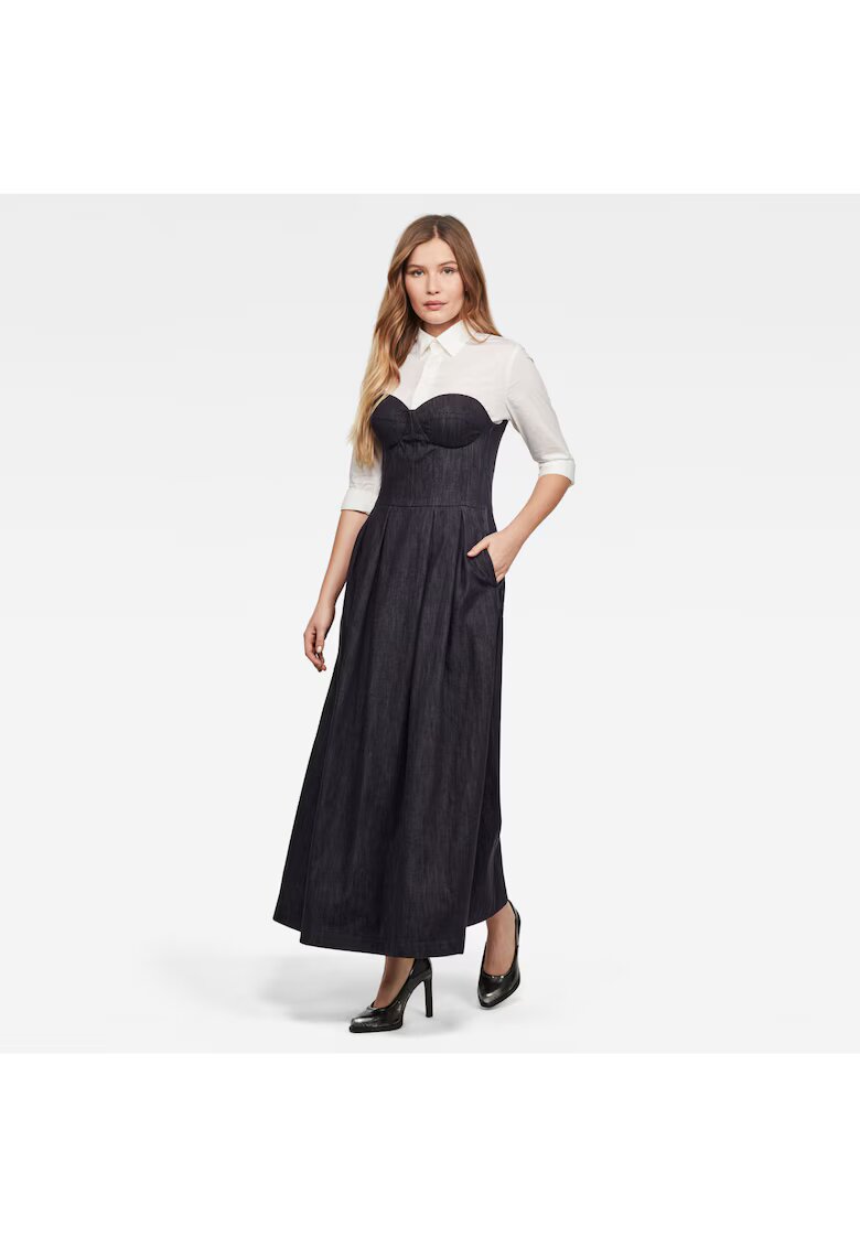 G-Star RAW Дамска рокля - От деним с тесен бюстие - 3059