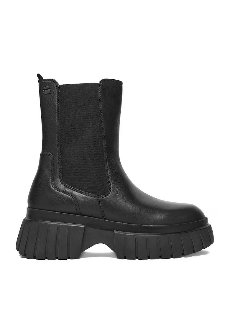 G STAR RAW Дамски боти CEO-WI33-CS555-KIWI - естествена кожа