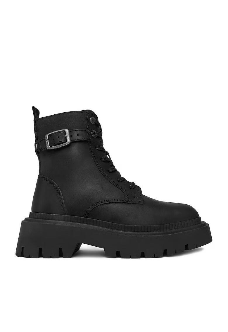 G STAR RAW Дамски ботуши CEO-WI34-JOSIA-02 - Естествена кожа - Черни