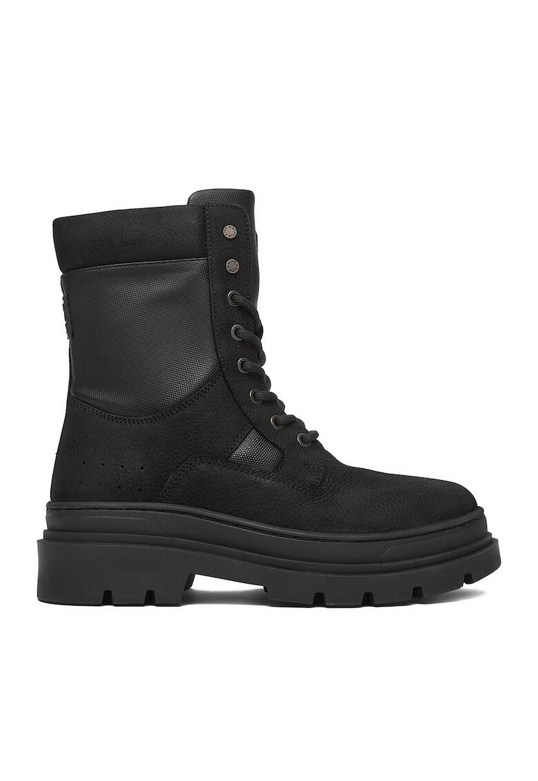 G STAR RAW Дамски ботуши естествена кожа - черни - CEO-WI45-VR-3400-02