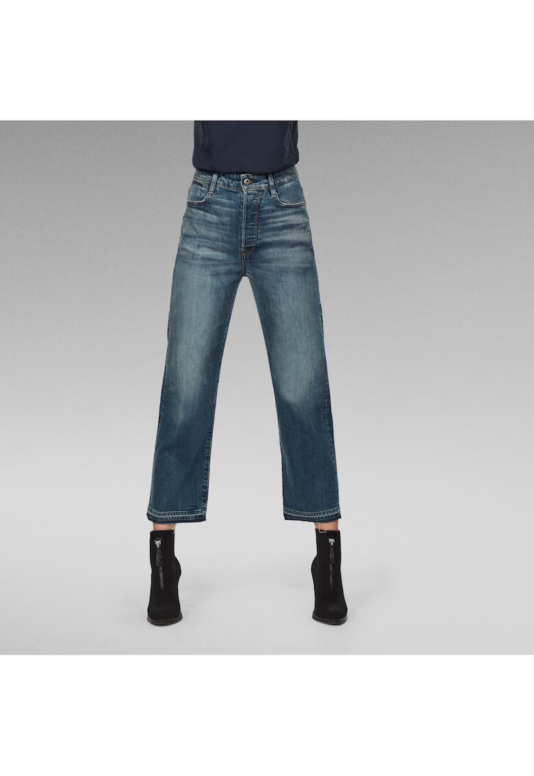 G-Star RAW Дамски дънки - Висока талия и скъсени до глезена - Органичен памук 2047