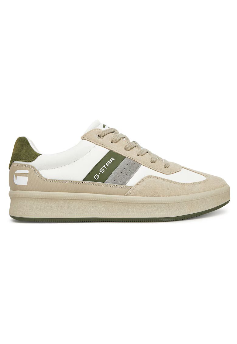G STAR RAW Мъжки кецове - CARTER-01-WE - бели - естествена кожа