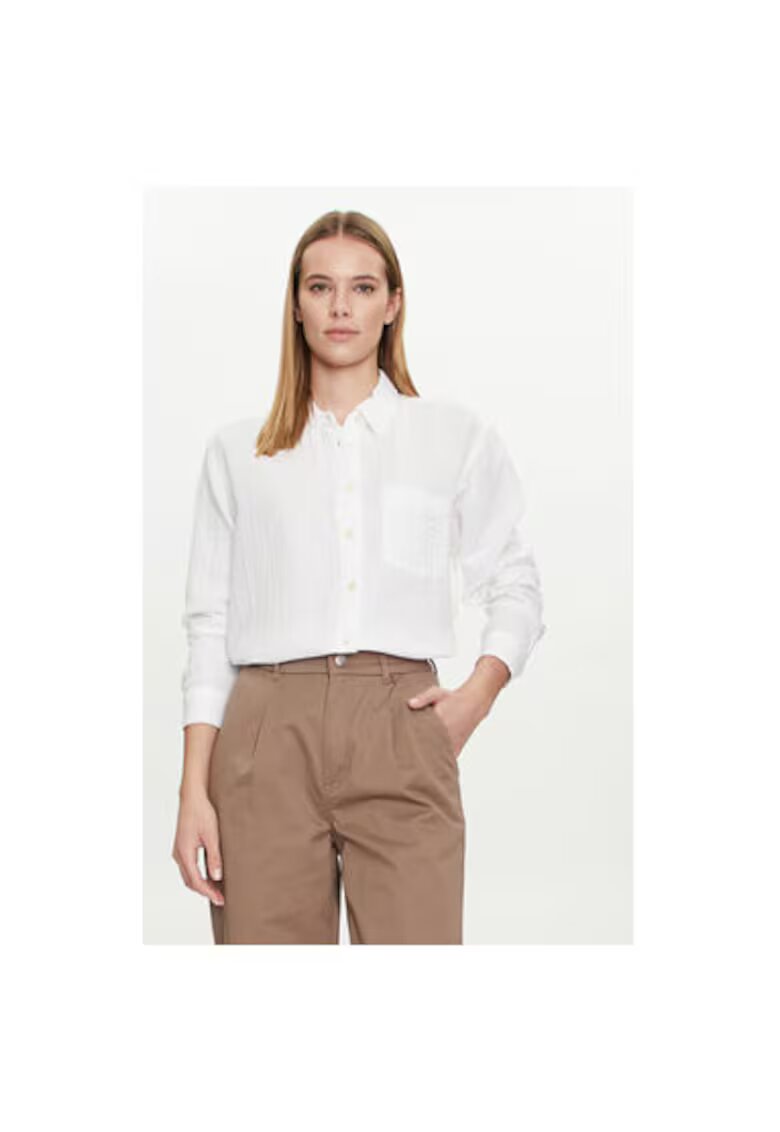 GAP Дамска риза - 304357855 - Памук - Бяла