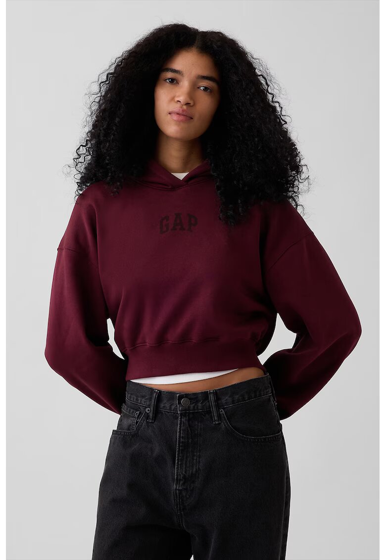GAP Късо уголемено худи с лого