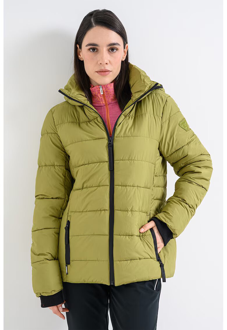 Geographical Norway Късо подплатено зимно яке Camelia - Светла маслина