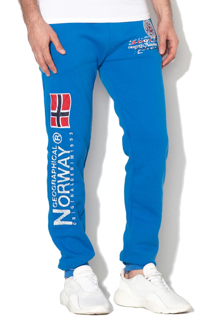 Geographical Norway Спортен панталон Magraf с лого - Кралско Синьо